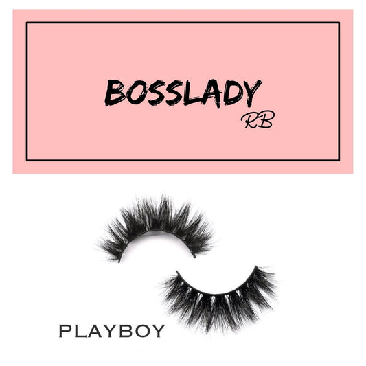 PLAYBOY Mink Hair Lashes By BOSSLADY RB